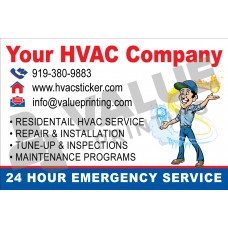 HVAC Vehicle Magnet #10